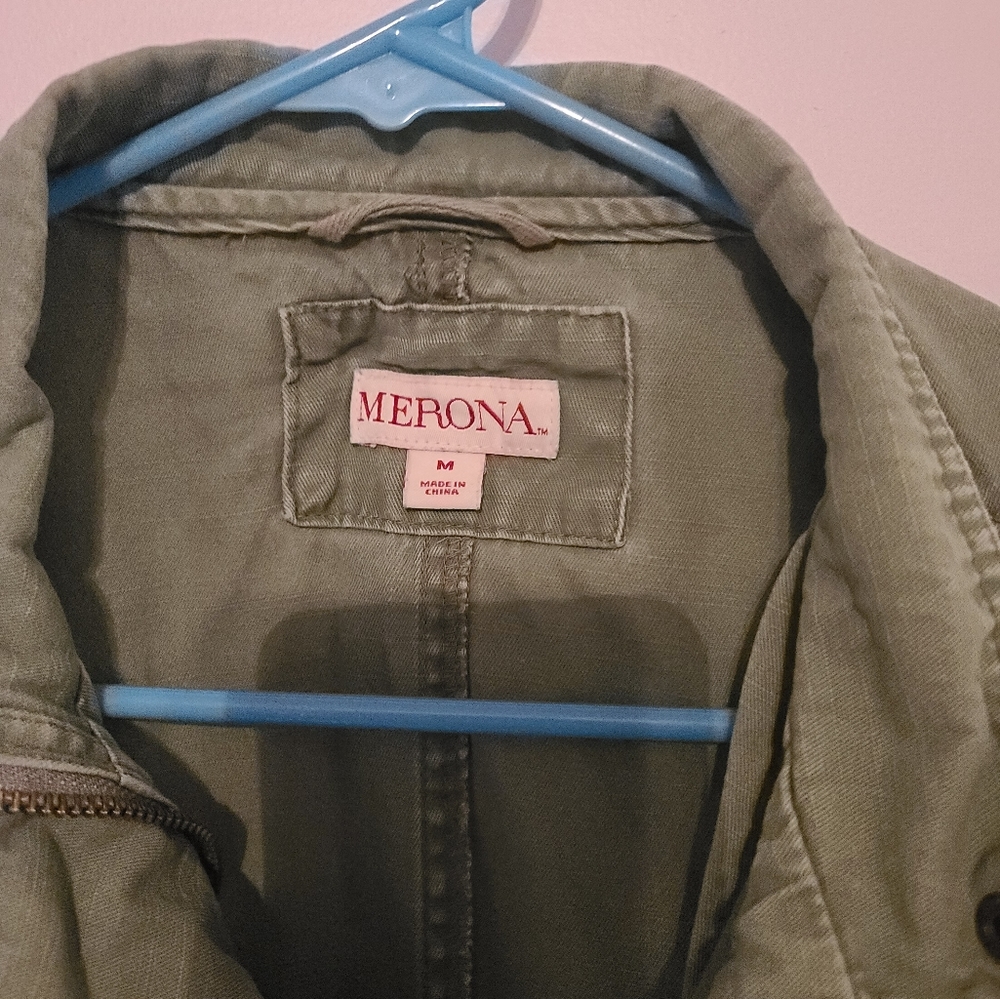 Merona Army Green Jacket